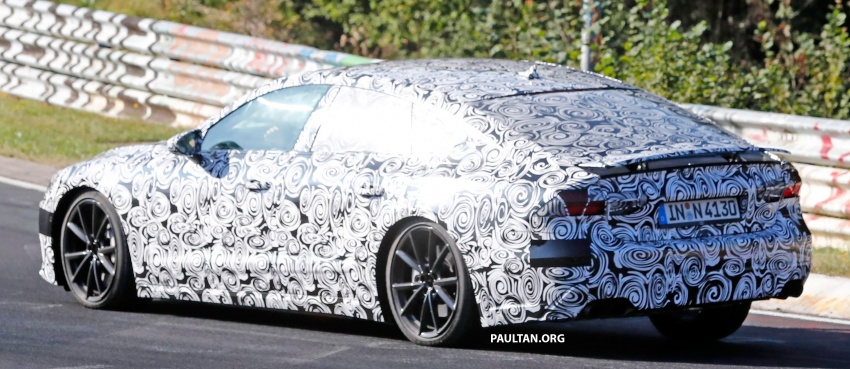 SPIED: Next Audi S7 Sportback seen testing at the Nürburgring – styling drawn from Prologue Concept 552098