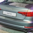 B9 Audi A4 in Malaysia – new variants now available; 1.4 TFSI at RM219k; 252hp 2.0 TFSI quattro at RM315k