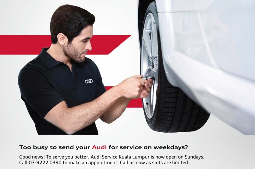 AD: Audi Service Kuala Lumpur now open on Sundays 546946