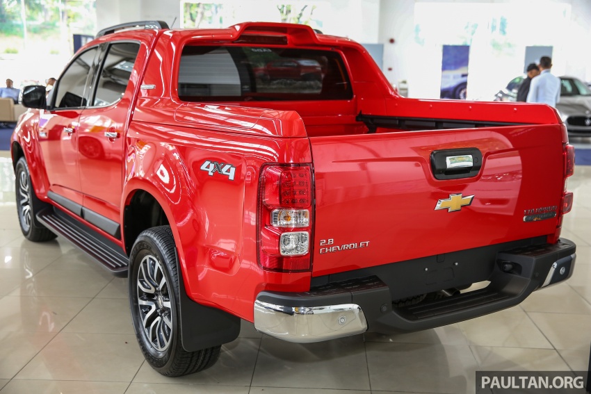 GALERI: Chevrolet Colorado facelift diprebiu di Naza World Automall Petaling Jaya sebelum pelancarannya 542904