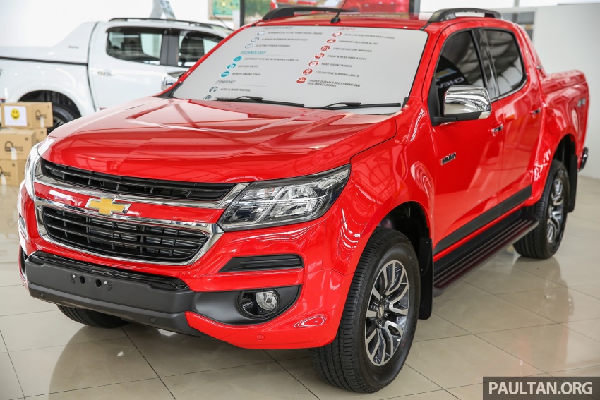 GALERI: Chevrolet Colorado facelift diprebiu di Naza World Automall Petaling Jaya sebelum pelancarannya 542895