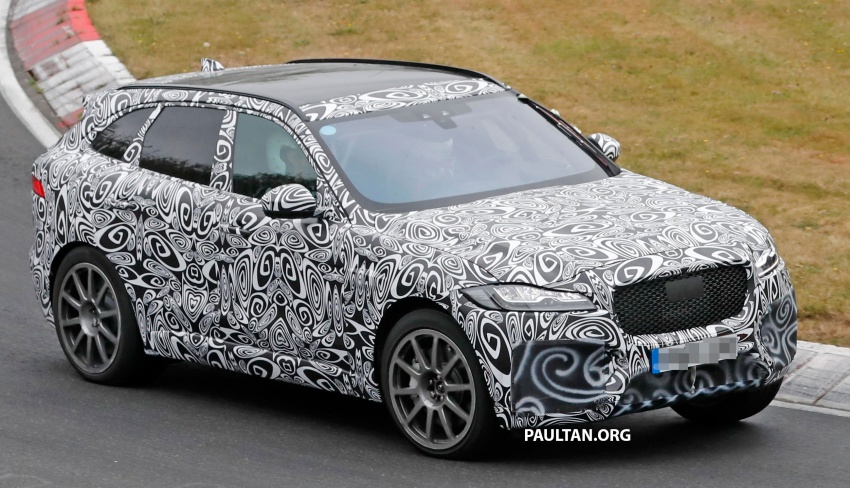 SPYSHOTS: Jaguar F-Pace SVR sighted on the Nürburgring – SUV to be powered by F-Type SVR V8 551852