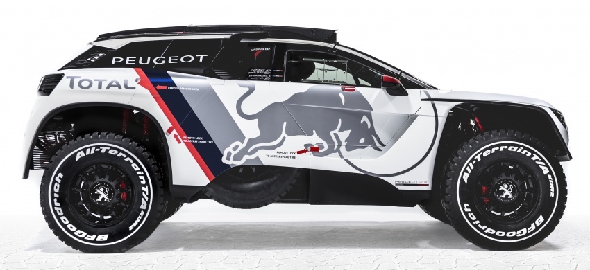 Peugeot perkenal 3008 DKR untuk sahut cabaran Rali Dakar 2017 – enjin 3.0 liter V6 Turbodiesel dikekalkan 548923