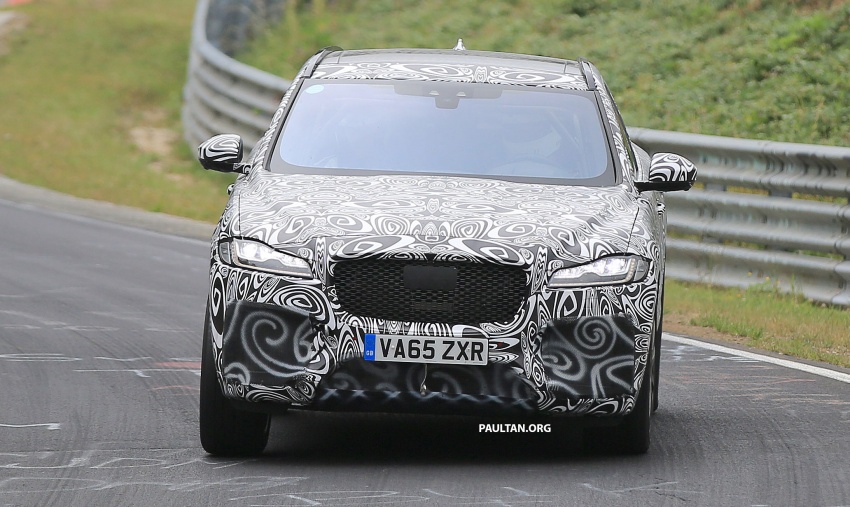 SPYSHOTS: Jaguar F-Pace SVR sighted on the Nürburgring – SUV to be powered by F-Type SVR V8 551870