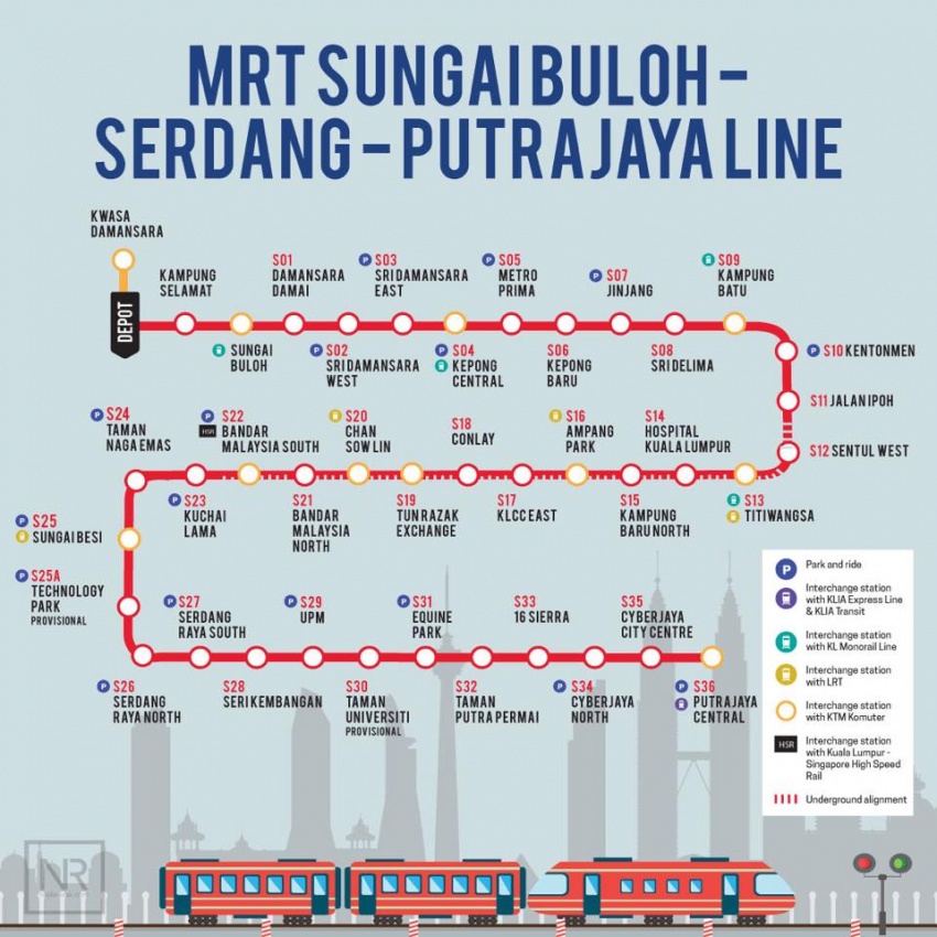 MRT: PM lancar jajaran Sg. Buloh-Serdang-Putrajaya – kos pembinaan melibatkan RM32 bilion 549351