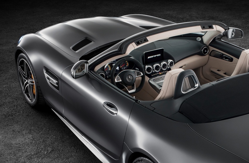 Mercedes-AMG GT C Roadster – punya kuasa 557hp, 680Nm tork dan kelengkapan prestasi daripada GT R 549314