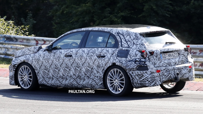 SPIED: W177 Mercedes-Benz A-Class tackles ‘Ring 552143