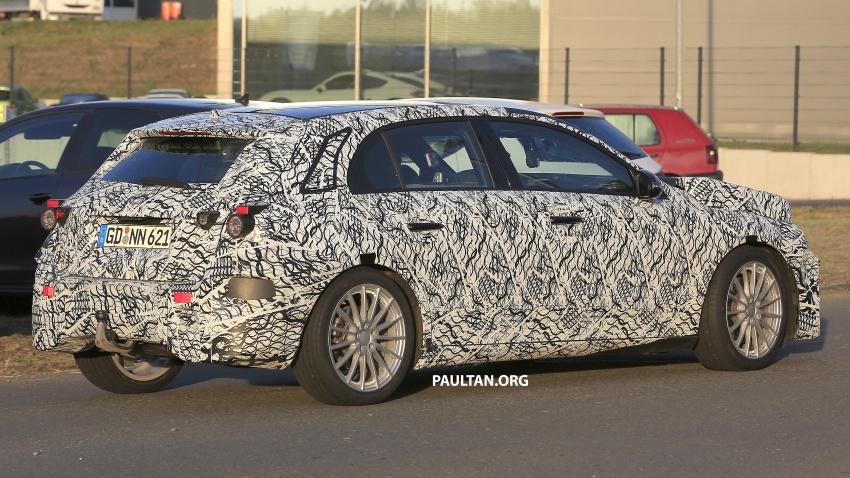 SPIED: W177 Mercedes-Benz A-Class tackles ‘Ring 552232