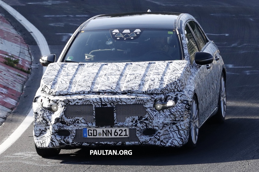 SPIED: W177 Mercedes-Benz A-Class tackles ‘Ring 552135