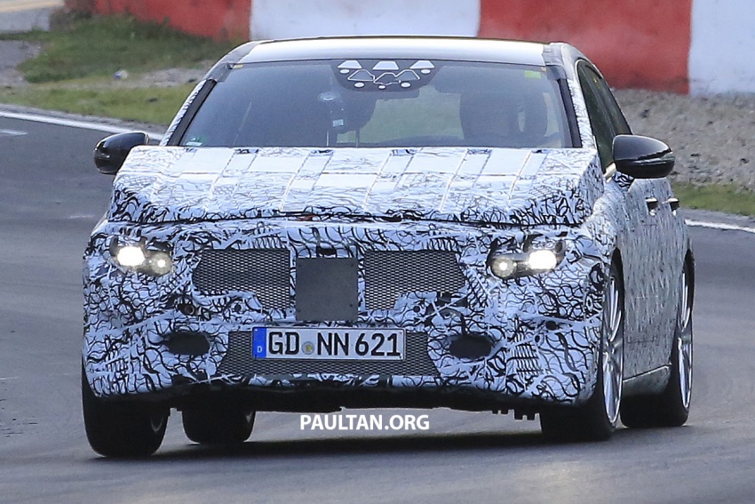 SPIED: W177 Mercedes-Benz A-Class tackles ‘Ring 552235