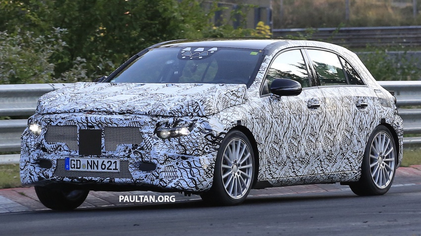 SPIED: W177 Mercedes-Benz A-Class tackles ‘Ring 552237