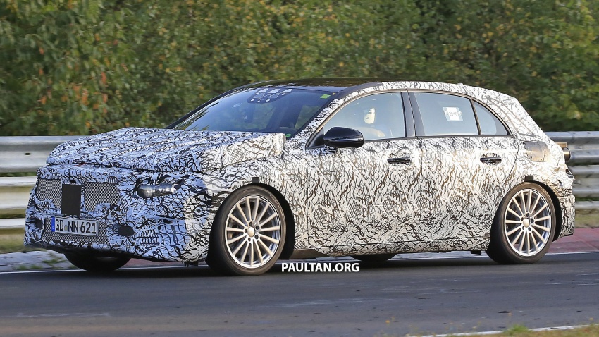SPIED: W177 Mercedes-Benz A-Class tackles ‘Ring 552238