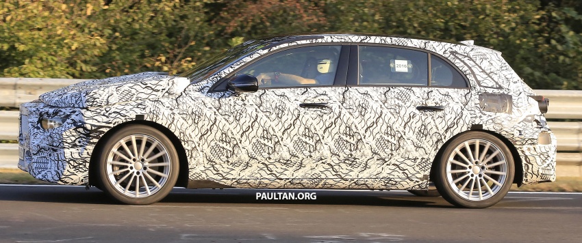 SPIED: W177 Mercedes-Benz A-Class tackles ‘Ring 552239