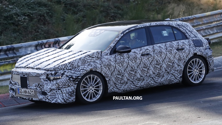 SPIED: W177 Mercedes-Benz A-Class tackles ‘Ring 552137