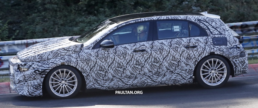 SPIED: W177 Mercedes-Benz A-Class tackles ‘Ring 552140