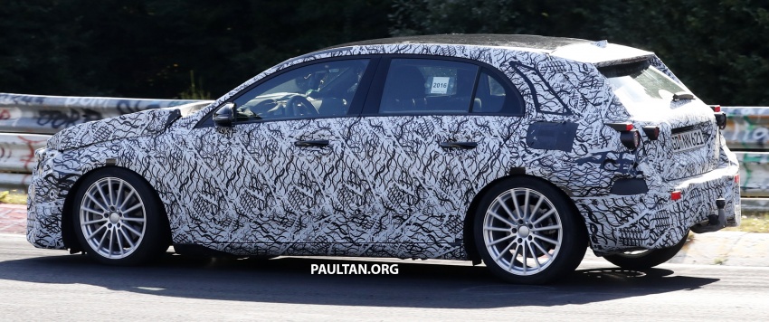 SPIED: W177 Mercedes-Benz A-Class tackles ‘Ring 552142