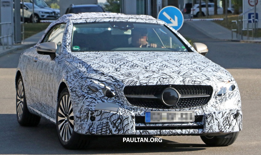 SPYSHOTS: Mercedes-Benz E-Class cabriolet spotted 549379