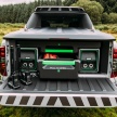 Nissan Navara EnGuard Concept – the ultimate rescue truck with portable EV battery packs, drone