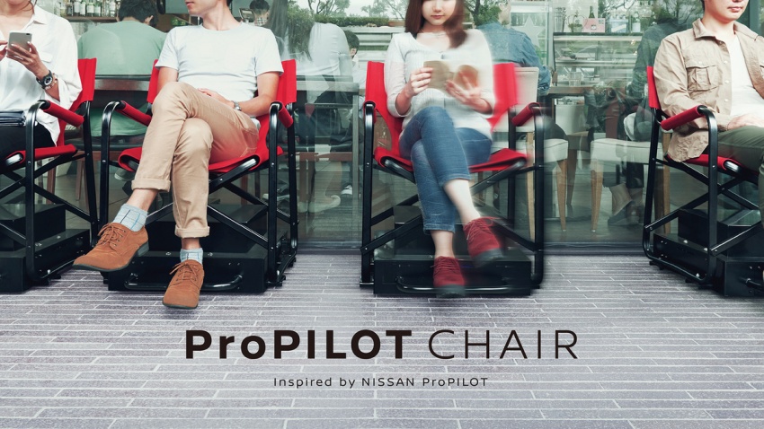VIDEO: Nissan develops ProPILOT autonomous chair to spare people from the hassle of standing in line Image #554425