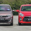 GALERI: Perodua Axia vs Bezza – persaingan keluarga