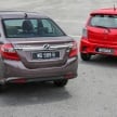 GALLERY: Perodua Bezza vs Axia – sibling rivalry