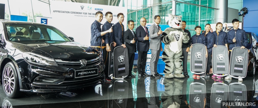 Proton gifts Malaysian Olympic medallists Perdana 2.4L, Suprima S Turbo Premium, Persona Premium 549112