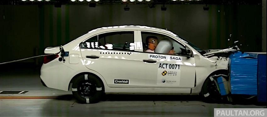 VIDEO: Proton Saga 2016 generasi ketiga dapat penarafan empat-bintang dari ASEAN NCAP – 13.3 markah untuk AOP, 71% pematuhan bagi COP 555353