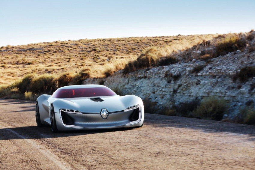 Renault Trezor concept revealed – two-seat sports EV 557462