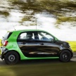 2017 Smart Electric Drive range: fortwo, cabrio, forfour