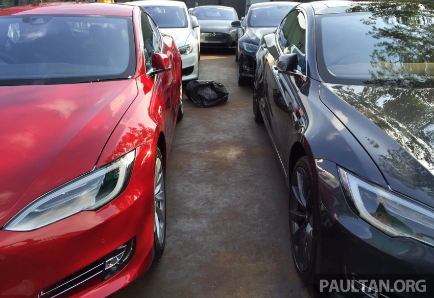First batch of Tesla Model S on way in to Malaysia – shipment consists of 10 units of the 70 and P90D 553394