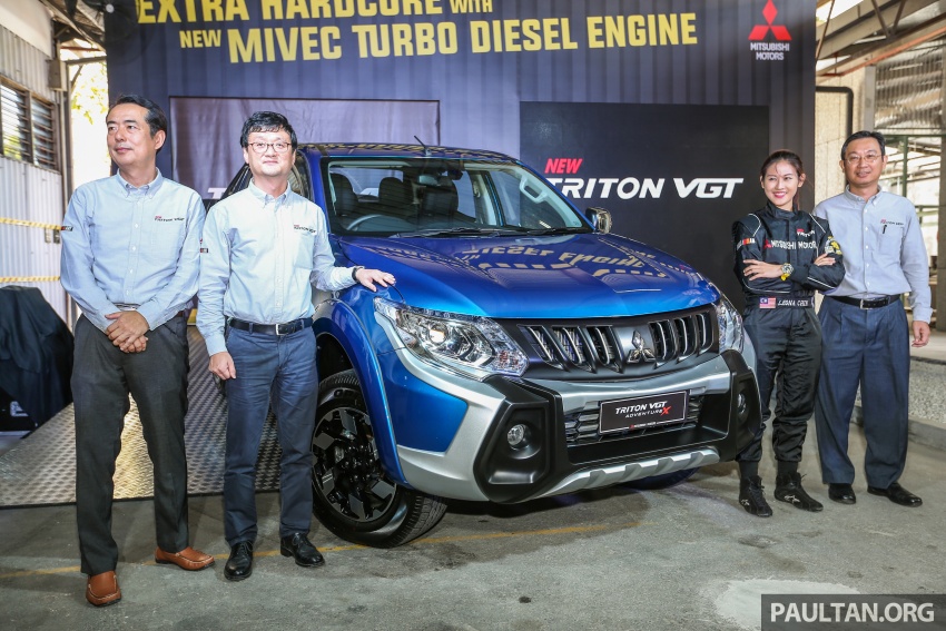 Mitsubishi Triton VGT dipertingkat dilancarkan- 2.4L MIVEC Turbodiesel, 181 PS/430 Nm, varian X baharu 544535