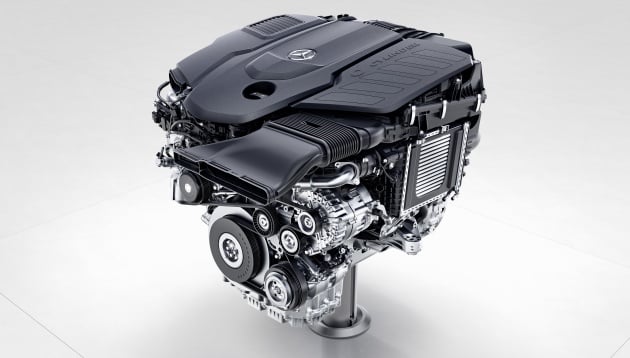 Mercedes-Benz reveals first details of new engine family – 48V, mild hybrid and electric turbo