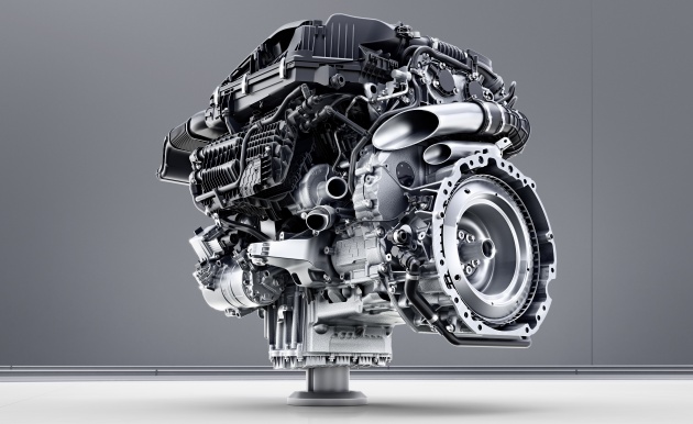 Mercedes-Benz reveals first details of new engine family – 48V, mild hybrid and electric turbo