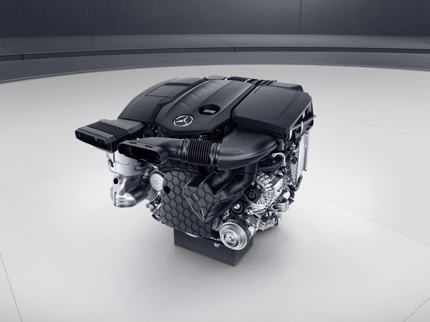 Mercedes-Benz reveals first details of new engine family – 48V, mild hybrid and electric turbo 571685