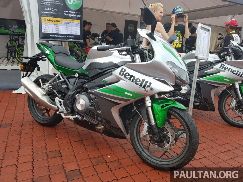 2017 Benelli 302R and TnT135 shown at Sepang – scheduled for Malaysia launch in November 572021