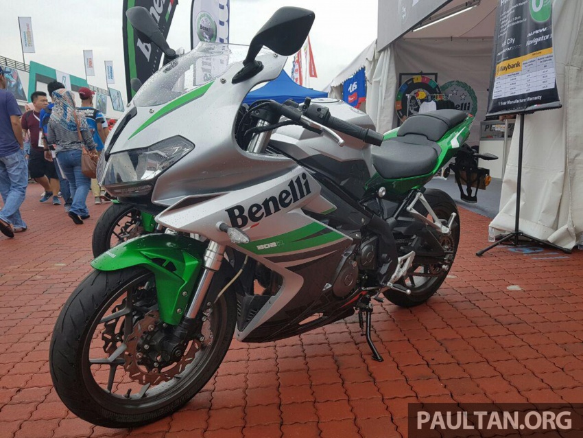 2017 Benelli 302R and TnT135 shown at Sepang – scheduled for Malaysia launch in November 572026