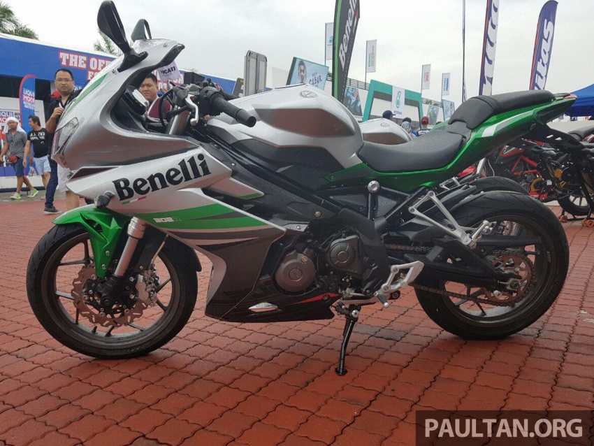 2017 Benelli 302R and TnT135 shown at Sepang – scheduled for Malaysia launch in November 572013