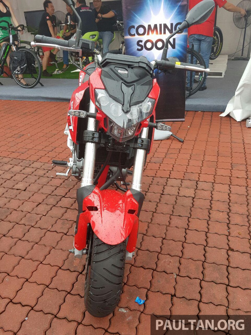 2017 Benelli 302R and TnT135 shown at Sepang – scheduled for Malaysia launch in November 572039