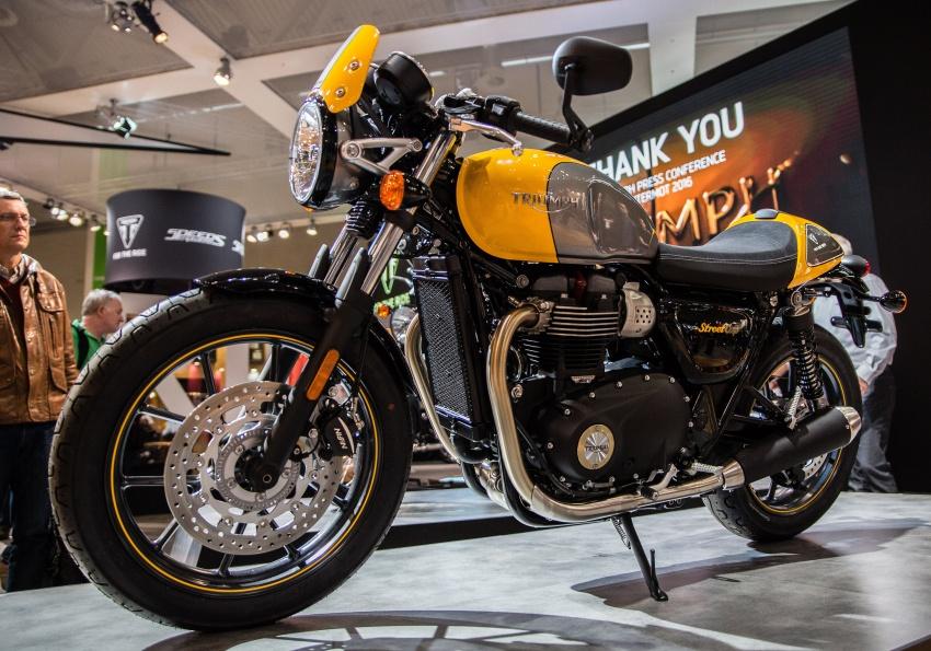 2017 Triumph Street Cup – the Thruxton R’s younger sibling, with 900 cc twin and cafe racer styling 559329