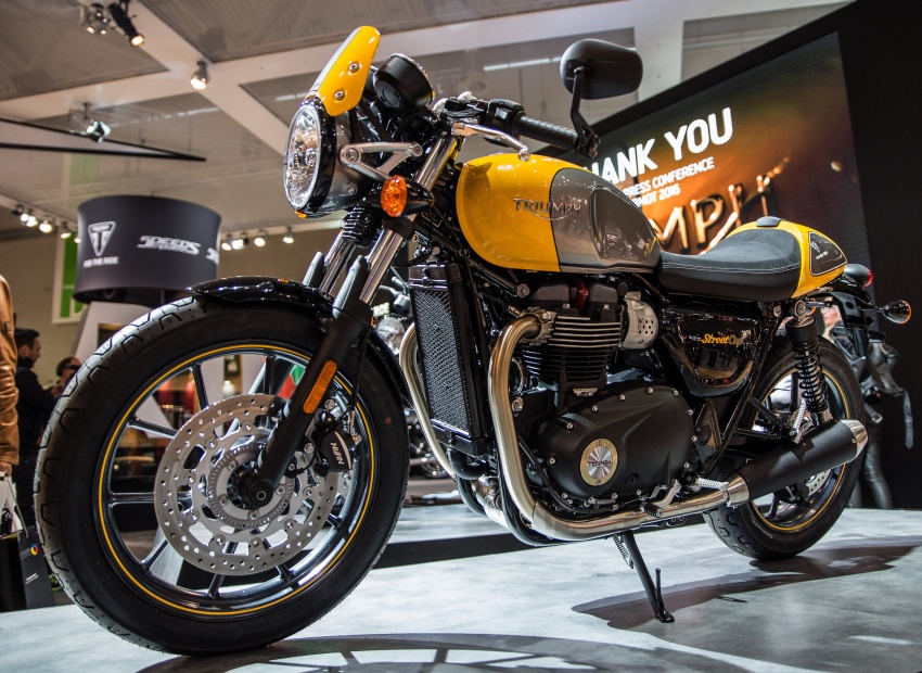 2017 Triumph Street Cup – the Thruxton R’s younger sibling, with 900 cc twin and cafe racer styling 559330
