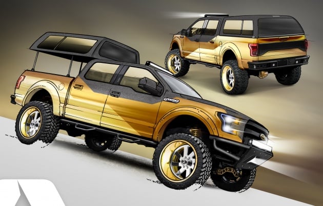 Ford reveals four custom F-150 trucks for SEMA Show