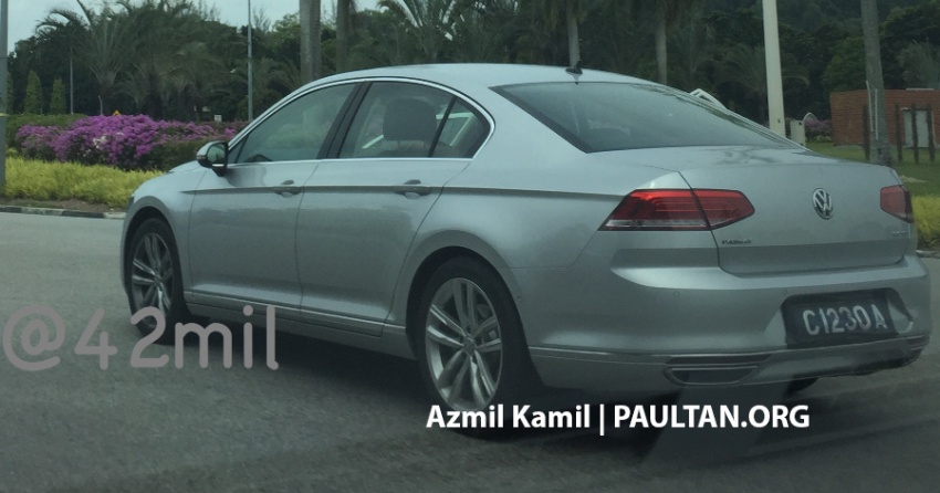 B8 Volkswagen Passat spotted on the road in Malaysia 566955