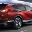 2017 Honda CR-V unveiled – new 190 hp 1.5L turbo engine, premium interior, even more practical