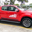 Chevrolet Colorado facelift full specs shown, fr RM95k