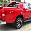 Chevrolet Colorado facelift full specs shown, fr RM95k