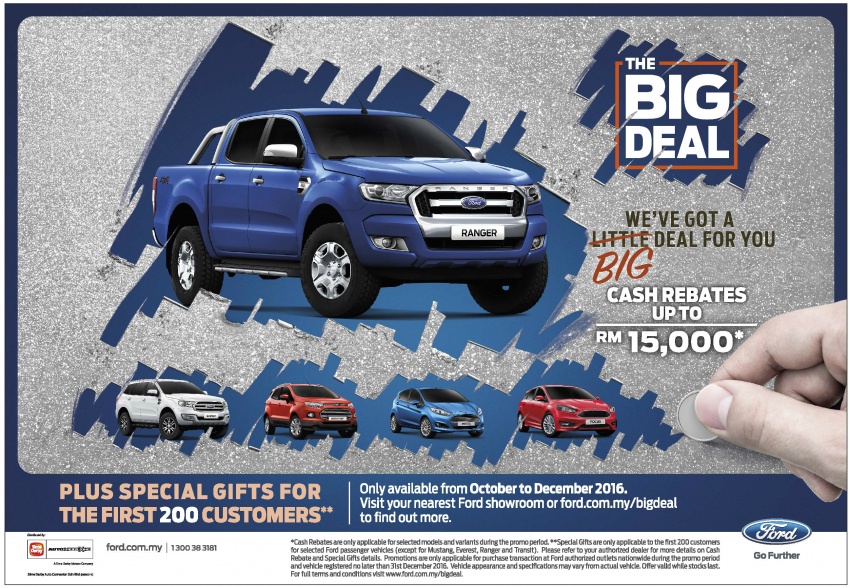 AD: Ford Big Deal promo – cash rebates up to RM15k! 558666