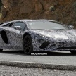 SPYSHOTS: Lamborghini Aventador facelift spotted