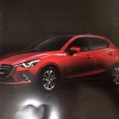 Mazda 2 dikemaskini muncul dalam risalah di Jepun