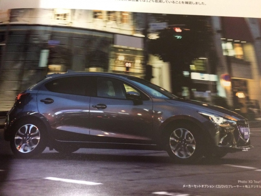 Updated Mazda 2 revealed in Japanese brochure 562137
