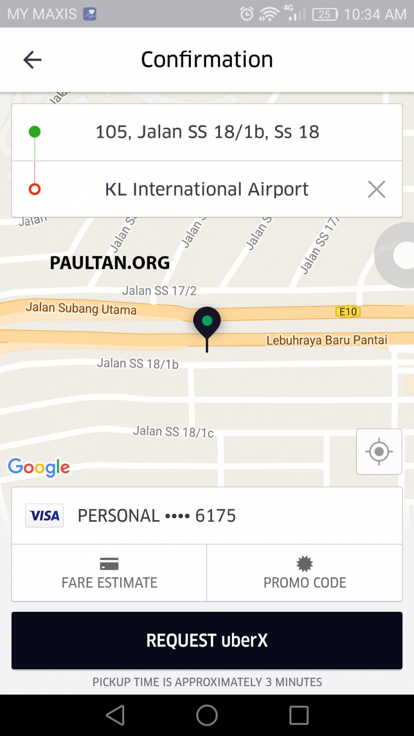 UberX di KL kini pamer tambang terlebih dahulu sebelum perjalanan, lebih telus kepada pengguna 565034